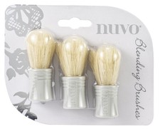 Nuvo Blending Brushes-3/Pkg - 2 Pack