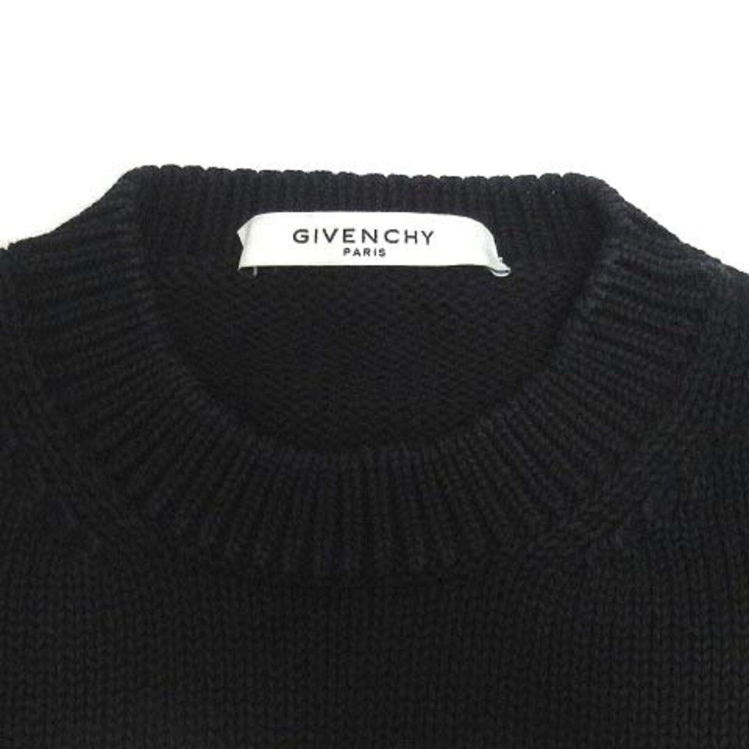 Givenchy 4G Logo Damaged Mock Neck Knit Sweater Long Sleeve Givenchy 4G Logo Damaged Mock Neck Knit Sweater Long Sleeve