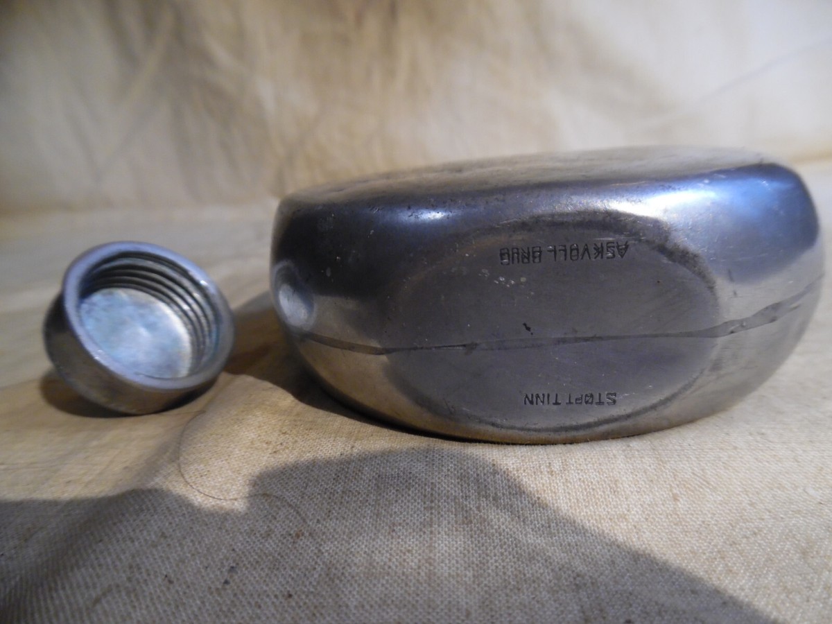 ASKVOLL BRUG STØPT TINN made in Norway Norwegian Hallmarked Askvoll Brug Stopt Tinn Fine Pewter Serving