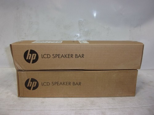 LOT OF 2 NEW HP LCD Black Speaker Bar P 