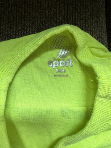 The Childrens Place Tee Basketball Short Sleeved Sport T Shirt Yellow Boys S 5/6 - Picture 3 of 3