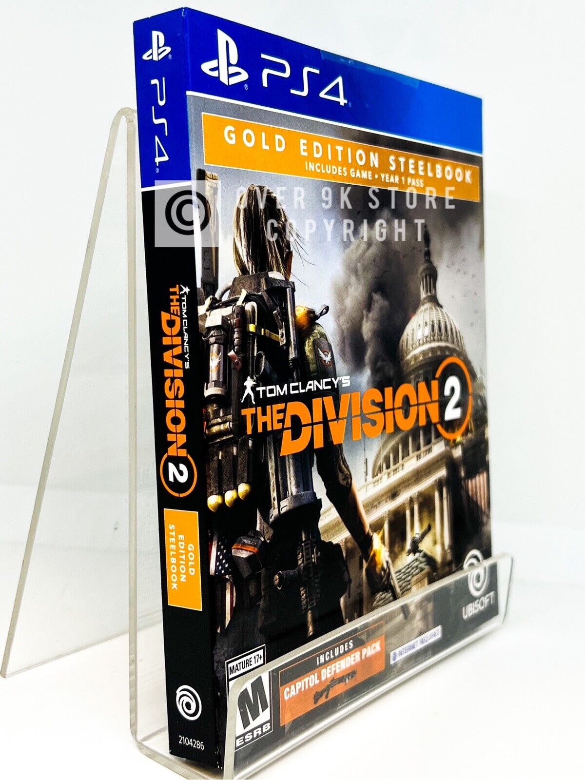 Sygdom vedlægge Boghandel Tom Clancy&#039;s The Division 2 Gold Edition Steelbook - PS4 - New |  Factory Sealed 887256036515 | eBay