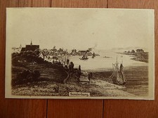 Sonderburg Ansicht Sund alte Reproduktion eines Stiches 