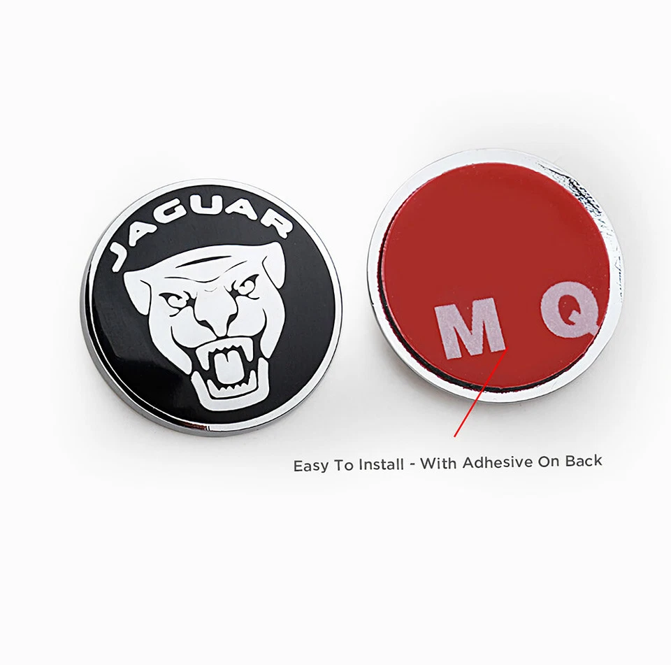 For Jaguar XJ XE XF F-Pace Wiper Switch Decoration Button Emblem Sticker Badge - Image 2 of 3