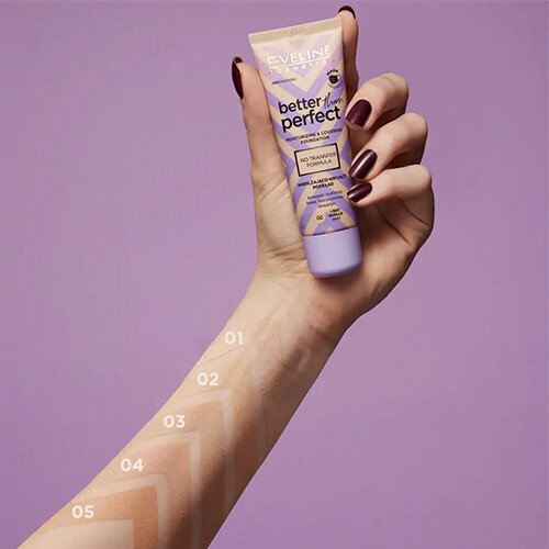 Eveline Cosmetics Better Than Perfect Moisturising & Covering Foundation 30ml - Picture 2 of 9