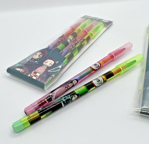Demon Slayer Colour Pencil Set Tanjiro & Nezuko Kamdo Kimetsu no Yaiba - Picture 5 of 6
