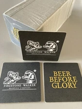 New Pack Of 100 Firestone Walker Craft Beer Coasters Sleeve Bar glass mat lift