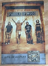 PUDDLE OF MUDD Rare 2003 PROMO POSTER Life On Display CD 24x36 NEVER DISPLAYED