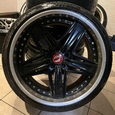 LS460 LS600h Arefine AIMGAIN 21x10.5J PCD120 Wheels and Tires Set of 4 For Lexus