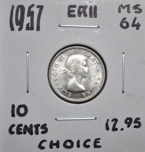1957 Canada 10 Cents