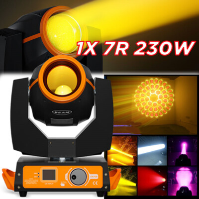 230W 7R Stage Light Beam Zoom Sharpy 16Prism Moving Head Light DMX DJ Party+Case