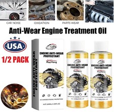 2Pcs Anti-Wear Engine Treatment Oil Additive ...