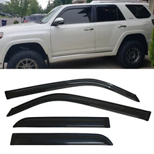 Fit 2010-2023 Toyota 4Runner Window Visors Sun Vent Shade Rain Wind Guard Smoke