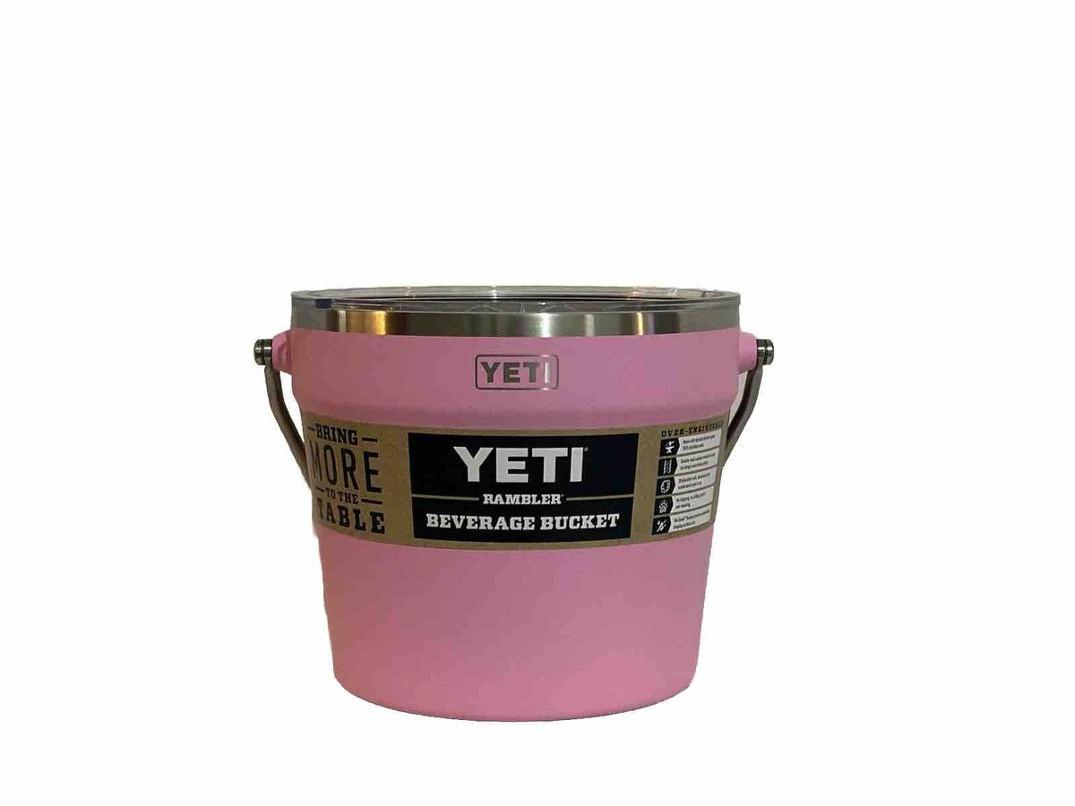 Yeti LIMITED EDITION Rambler -POWER PINK - Beverage Ice