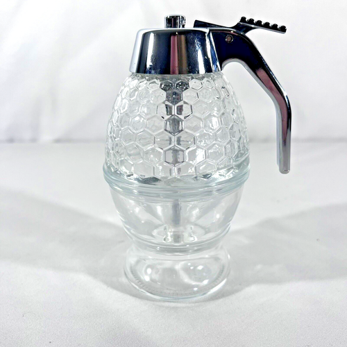 Honey Dispenser No Drip Glass Maple Syrup Dispenser Glass Honey Jar