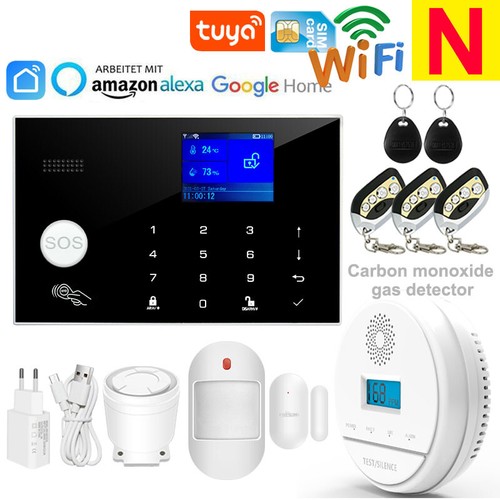 Sistema de Alarma para Casa Security Alarm System Wireless WIFI GSM Alexa Google - Picture 34 of 37