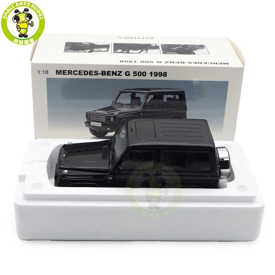 1/18 Mercedes Benz G CLASS G500 1998 SWB Autoart 76111 Black Diecast Model Car - Image 2 of 4