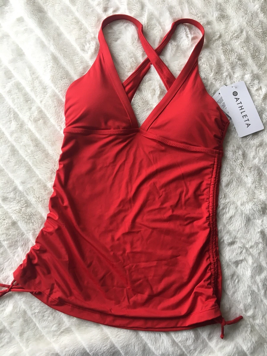 Athleta side scrunch tankini 2025