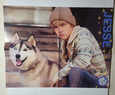 Jesse McCartney husky dog JOJO double-sided Poster clipping 20x16