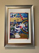 Raphael Abecassis Limited Edition Serigraph Title Song of Songs VIII