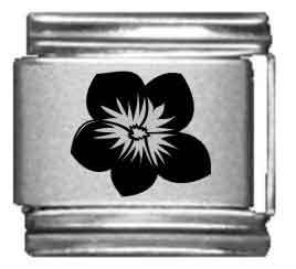 Clearly Charming Flower Laser Italian Charm