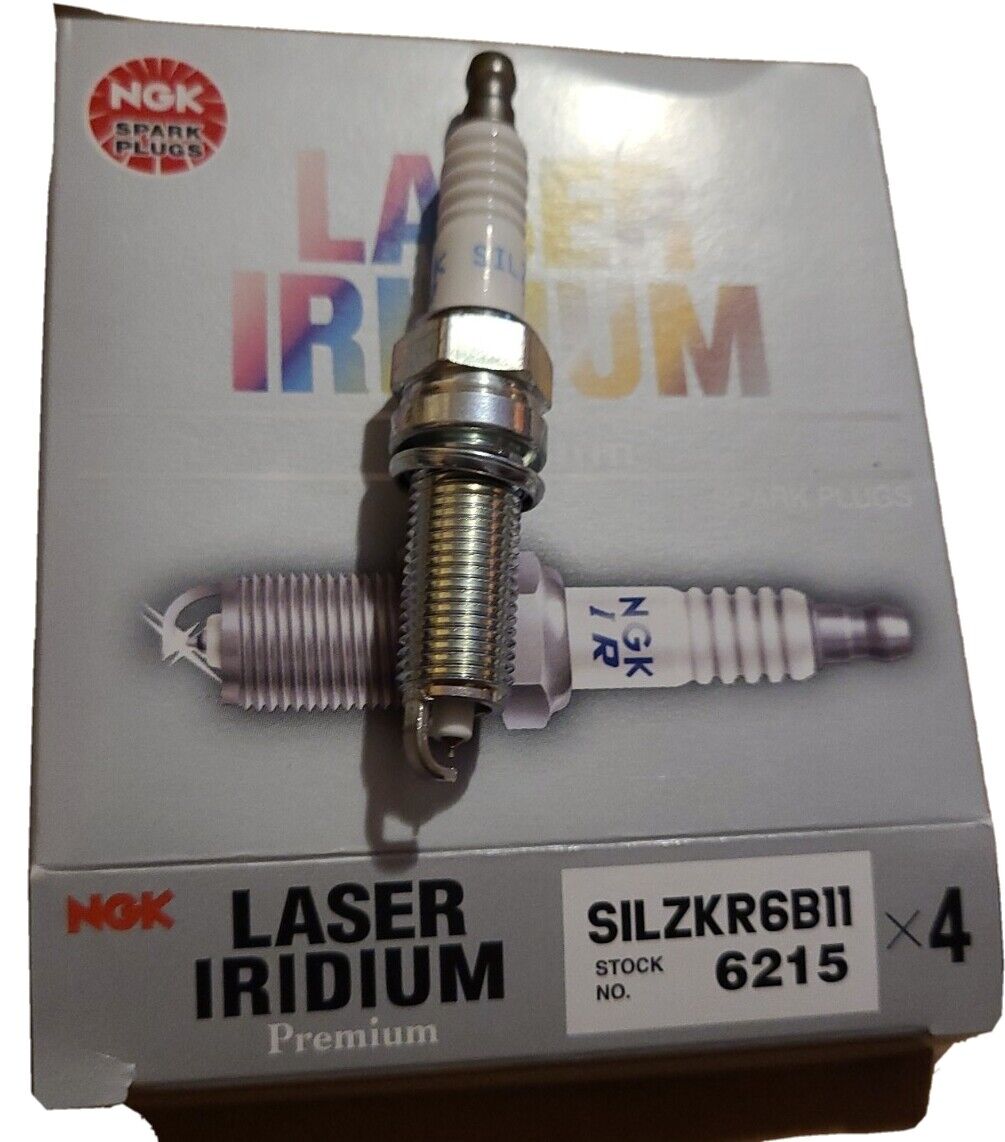 Set of 4 Spark Plug-Laser Iridium NGK SILZKR6B11 6215 | eBay Set of 4 Spark Plug-Laser Iridium NGK SILZKR6B11 6215 | eBay