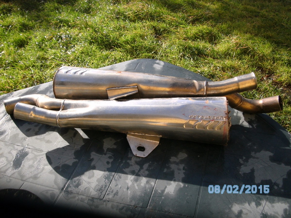 SUPERTRAPP スーパートラップ Vmax1200 yamaha vmax v-max vmx1200 supertrapp rear exhaust silencers