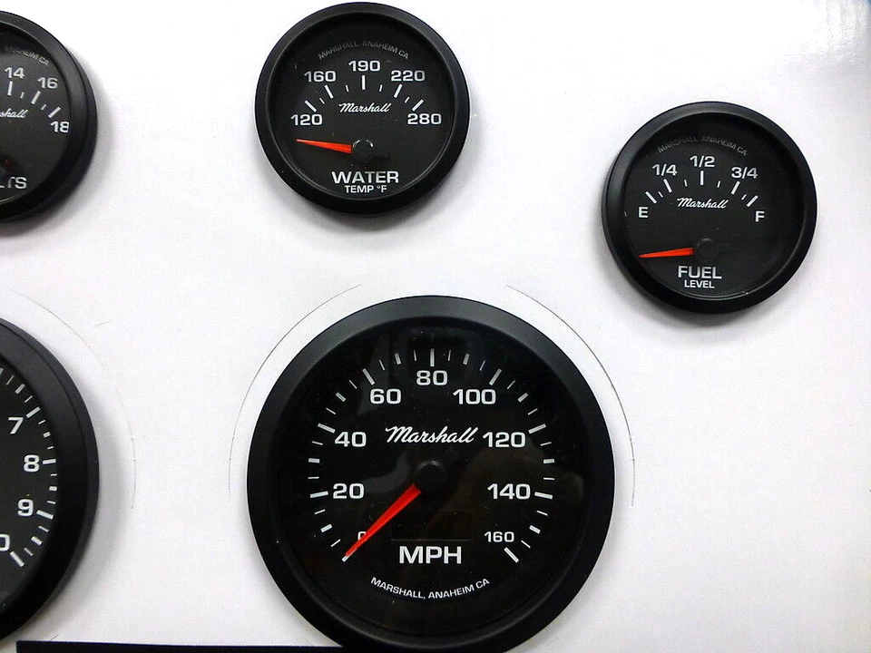 Комплект датчиков Marshall 6 Comp 2 светодиода электрический Speedo черный циферблат ободок спортивный комп - Изображение 3 из 4