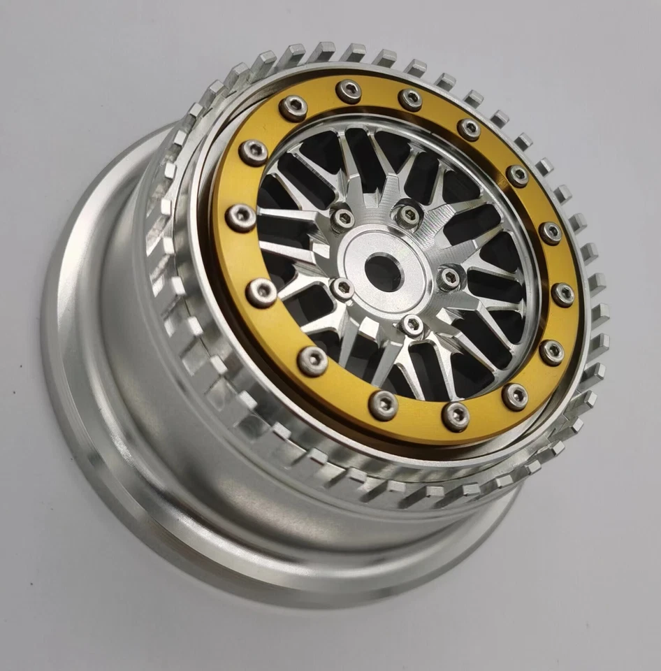 Rueda de aluminio E-VIRATRUE 2,2/3,0"" para corte de arrastre Losi Lasernut/TRAXXAS 1/10 1 pieza Foto 4 de 4