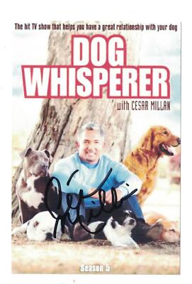 Cesar Millan Signed Autographed 4 x 6 Photo Dog Trainer B | eBay