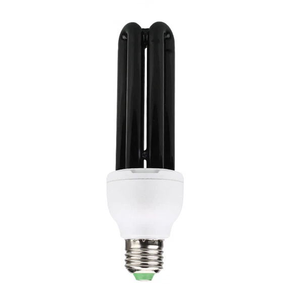 40W E27 UV Light Bulb Ultraviolet Fluorescent Blacklight CFL Lamp Very Bright - Image 2 of 4