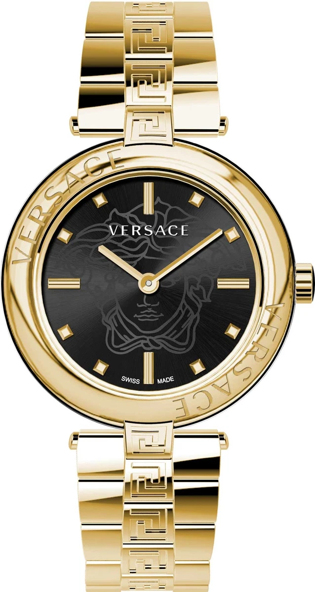 Black and gold versace watch outlet