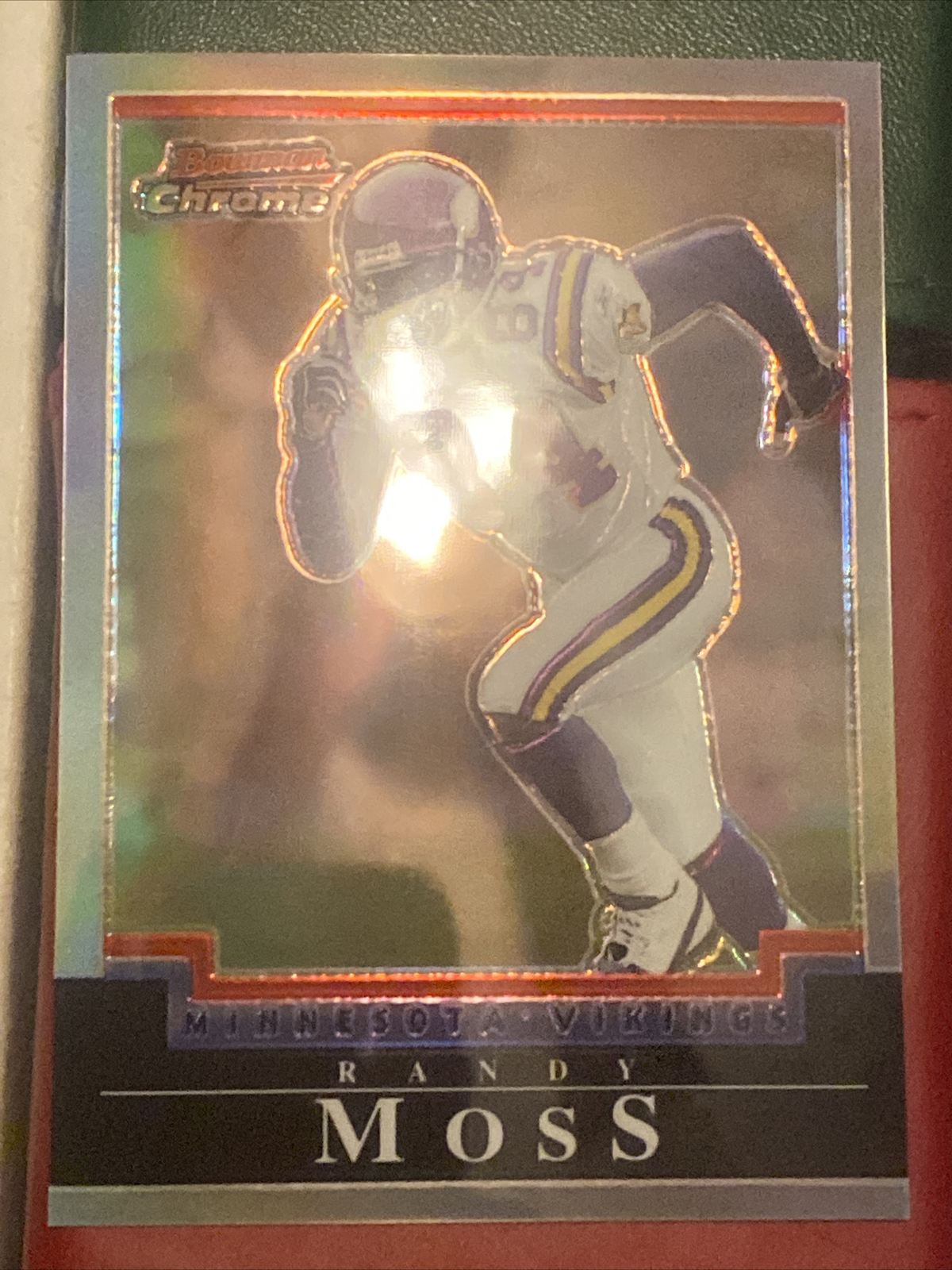 2004 Topps Chrome Randy Moss HOF Refractor /500
