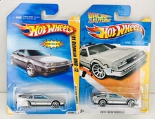 Hot Wheels 2010 NEW MODELS ‘81 DELOREAN DMC-12 + BACK TO THE FUTURE TIME MACHINE