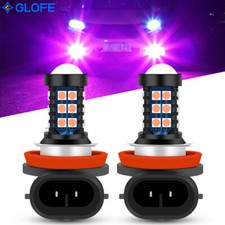 Pink Purple H11 H8 Led Fog Driving Light Foglight Drl Bulbs Lamp Car Accessories
