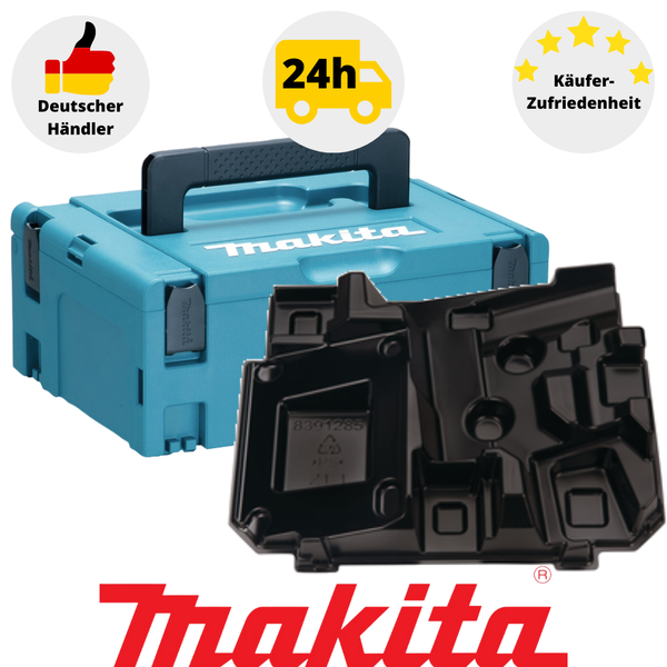 Makita Makpac Gr.2 + Makita Einlage 839128-5 Tiefziehteil Set FüR Makita DPT353-image