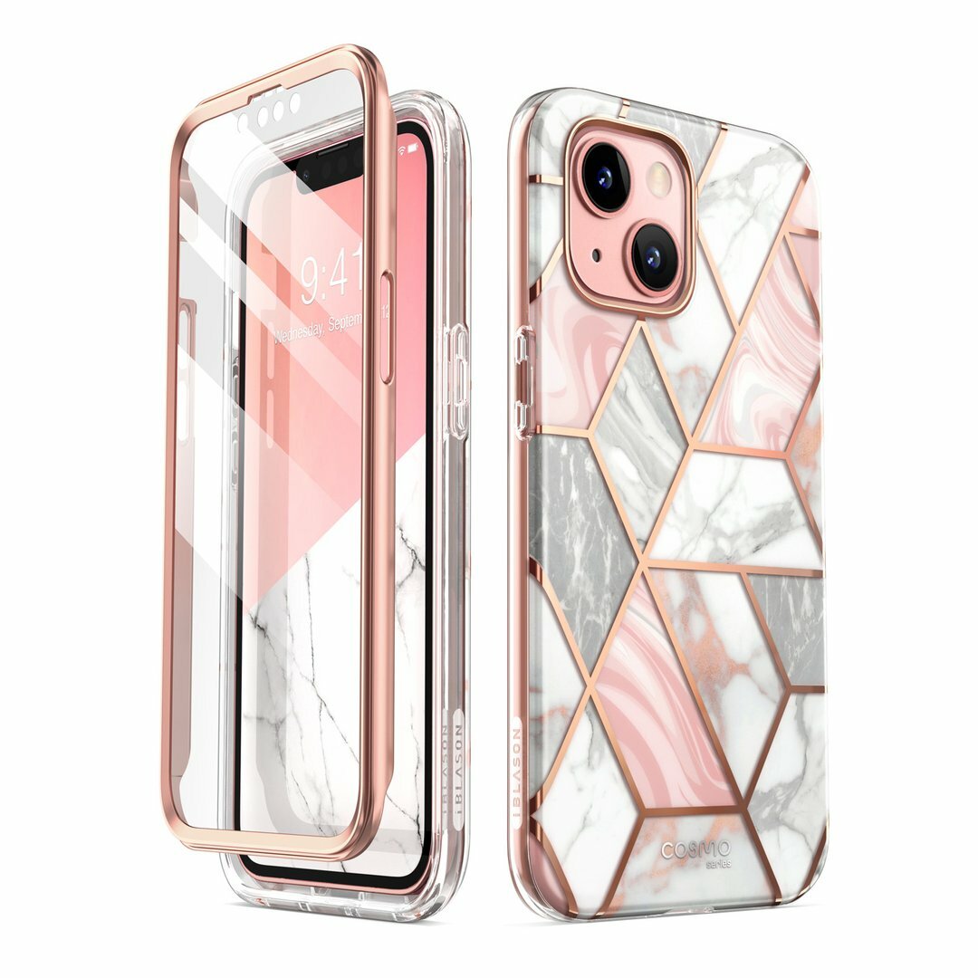 iPhone 13 mini Cosmo Case-Marble Pink iPhone 13 mini Cosmo Case-Marble Pink
