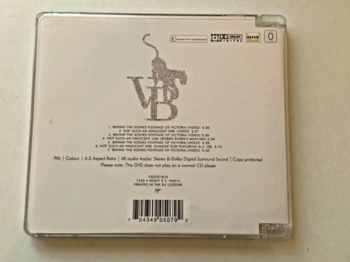 VICTORIA BECKHAM (SPICE GIRLS) AUTHENTIC SIGNED INNOCENT GIRL DVD VIDEO - Imagen 3 de 4