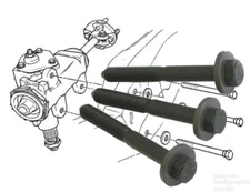 Power Steering Bolt Kit Steering Box NEW Gear Box Nova 1968-1979 NEW Manual Box