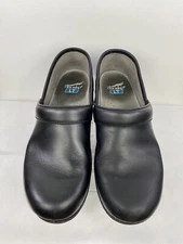 Dansko Women’s  LT Pro Black Leather Clog Size 40 EU 9.5-10 US