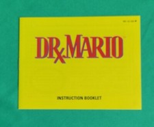 NINTENDO NES DR MARIO INSTRUCTIONS MANUAL BOOK ONLY