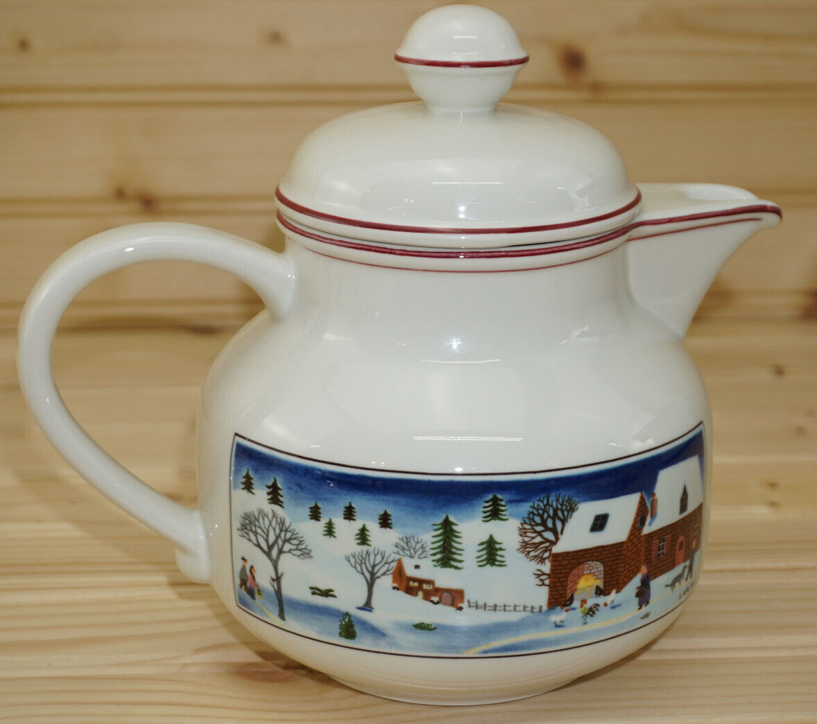Villeroy & Boch Naif Christmas Teapot, 4 1/2", with Lid (S12) eBay