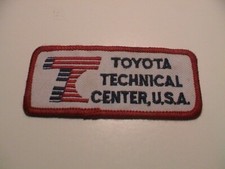 TOYOTA CENTRE TECHNIQUE USA MÉCANICIEN GARAGE VOITURE VENDEUR AUTOMOBILE PATCH