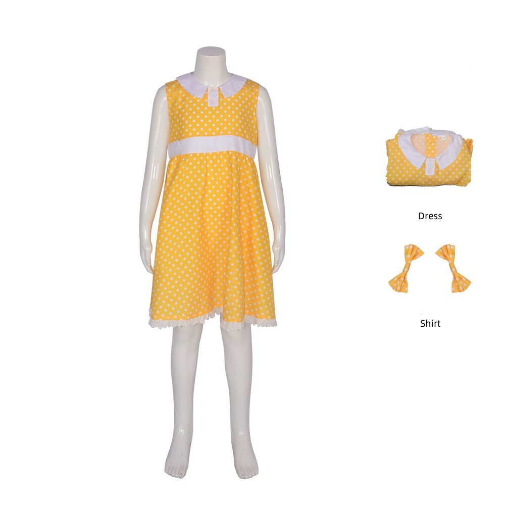 Toy Story 4 Cosplay Gabby Disfraz Vestido Niños Niñas Mujeres Conjunto