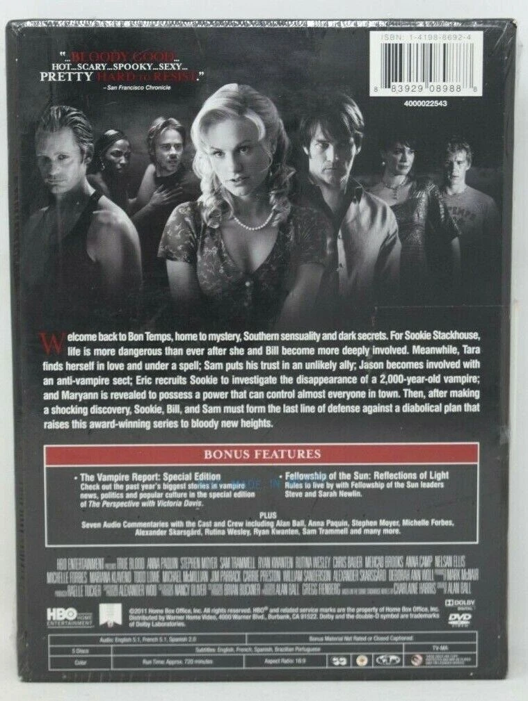 True Blood Season 2 Full DVD Set Brand New Sealed Region 1