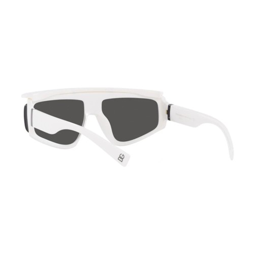 DOLCE & GABBANA DG6177 - 331287 WHITE- DARK GREY LENS SUNGLASSES AUTHENTIC NEW - Picture 8 of 9