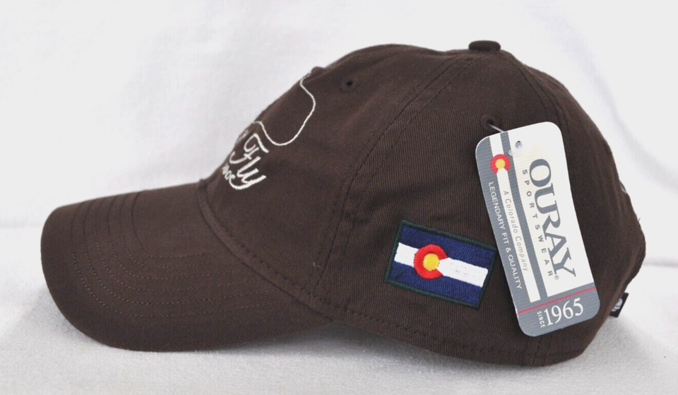 *PAGOSA SPRINGS COLORADO CATCH & RELEASE* Fly fishing Ball cap hat