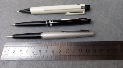 Mitsubishi and Zebra Pen  Pencil 0.5 mm. TWO BP Long Cap.  3 Pcs.