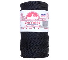 Catahoula No 18 Tarred Braided Nylon Bank Line 1 lb Spool 972 ft Twine