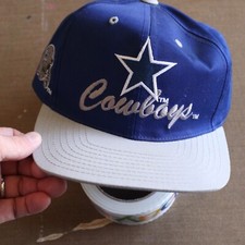 Vintage Dallas Cowboys Snapback Script Hat Star